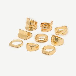 ***SOLD***Thick Gold-Tone Rings